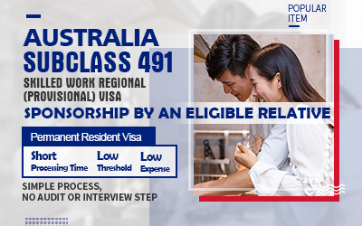 Skilled Work Regional (Provisional) visa (subclass 491) - Sponsorship by An Eligible Relative